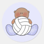 Lil Volleyball Baby Boy - Ethnic Stickers
