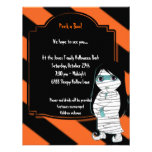 Lil' Witch the Mummy Halloween Party Invitation