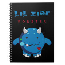 Lil Zier Blue Monster Notebook notebooks