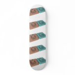 lila as Lithium Li and Lanthanum La Skate Deck