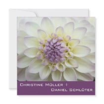 Lila Dahlie • Hochzeitseinladung invitations by SabineStGreetings Lila Dahlie • Hochzeitseinladung invitations