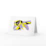 LILAC ABSTRACT BLANK GREETING CARD