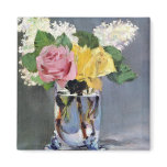 Lilac and Roses Fine Art Magnet