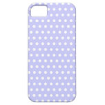 Lilac and White Polka Dot Pattern. Spotty. iPhone 5 Covers