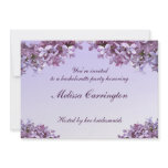 Lilac Bachelorette Party Custom Announcements