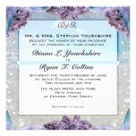Lilac Beach Wedding Invitation