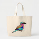 Lilac-breasted Roller Jumbo Tote Bag