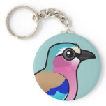 Lilac-breasted Roller Basic Keychain