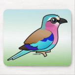 Lilac-breasted Roller Mousepad