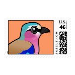Lilac-breasted Roller Stamp