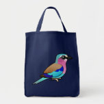 Lilac-breasted Roller Grocery Tote