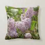 Lilac Bush Floral Pillow