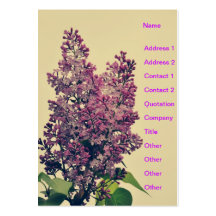 Lilac Business Card