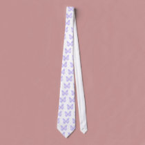 Lilac Butterfly Floral ties