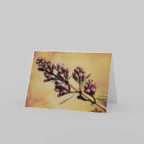Lilac card cards