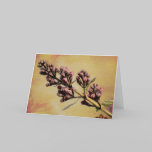 Lilac card