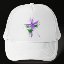 Lilac Christmas Holiday Star hats