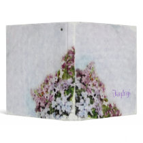 Lilac Dreams Vinyl Binders