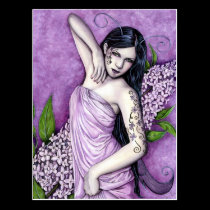 Lilac Fairy Postcard postcards