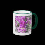 Lilac Floral Swirls mugs