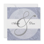 lilac floral Wedding Invitation