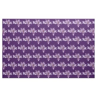 Lilac Flowers Fabric