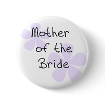 Lilac Flowers Mother of Bride buttons