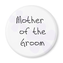 Lilac Flowers Mother of Groom Refrigerator Magnets