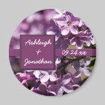 Lilac Flowers Save the Date Magnet magnets