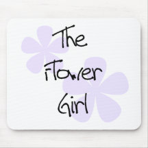 Lilac Flowers The Flower Girl Mouse Mat