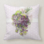 Lilac Forget me Nots Pillow pillows