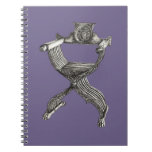 Lilac grey italian chair notebook