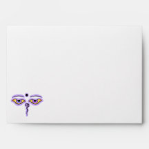 Lilac Lavender Buddha Eyes.png Envelopes
