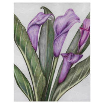 lilac lilies letterhead template