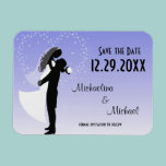 Lilac Ombre Save The Date Party Favor Magnet magnets