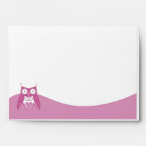 Lilac owl mom envelopes