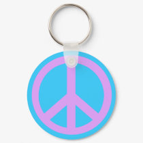 Lilac Peace Sign Products keychains