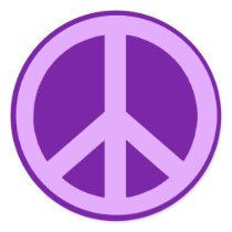 Lilac Peace Sign Products stickers by Scarebaby Lilac Peace Sign Products stickers