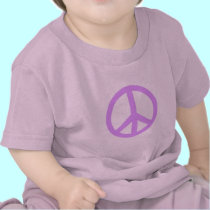 Lilac Peace Sign Products t-shirts