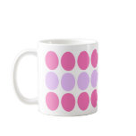 Lilac & Pink Dots Pattern mug