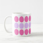 Lilac & Pink Dots Pattern mug