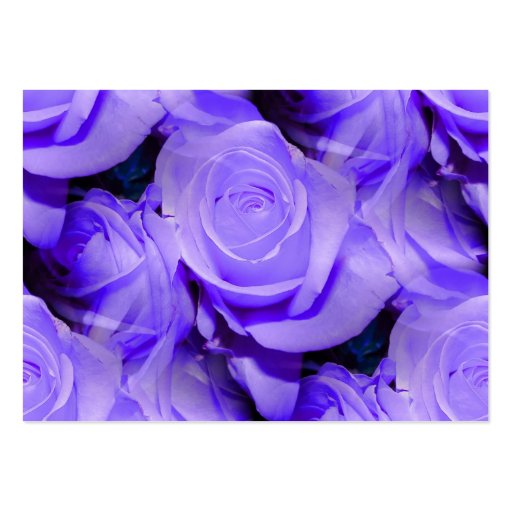 Lilac Roses Business Card (front side)