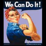 Lilac Rosie the Riveter T-Shirt