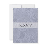 Lilac RSVP Card - Art Deco Flowers Personalized Invitations