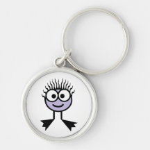 Lilac Swim Character Key Ring Keychain