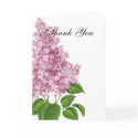 Lilac Thank You cards