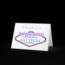 Lilac Thank you Las Vegas Cards