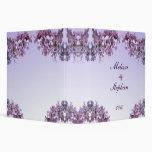Lilac Wedding 3 Ring Binder