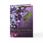Lilac Wedding And Event Announcement Card cards