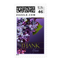 Lilac Wedding And Event Thank You Postage Stamp